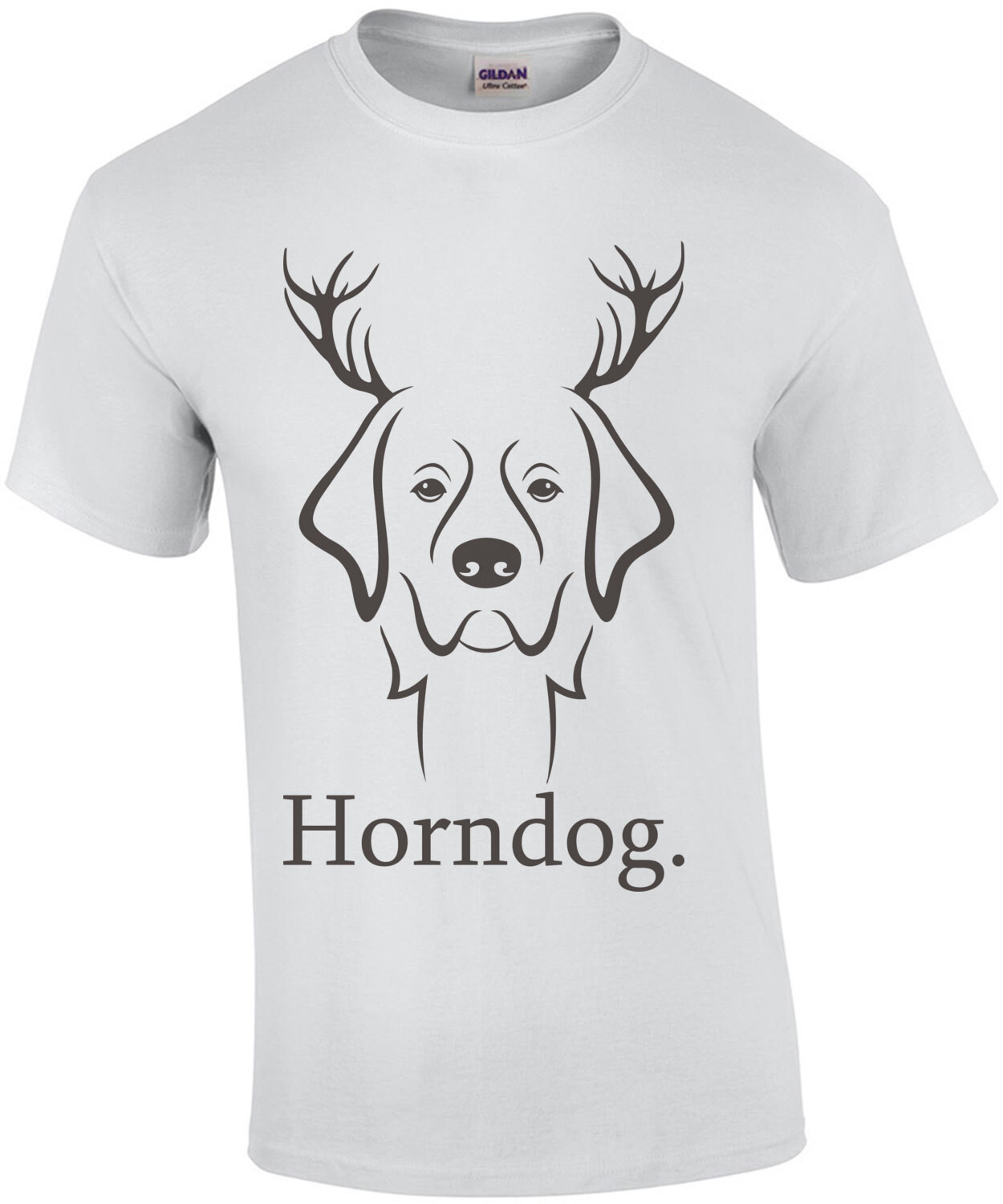 Horndog. Funny Pun T-Shirt