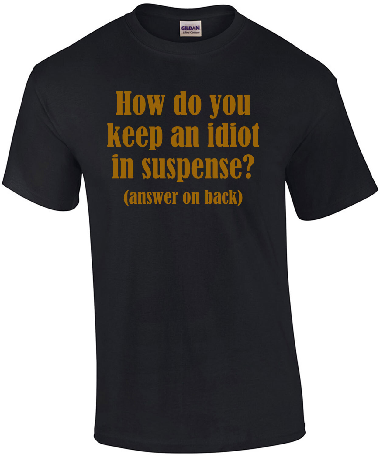 How do you keep an idiot in suspense? (answer on back)... 