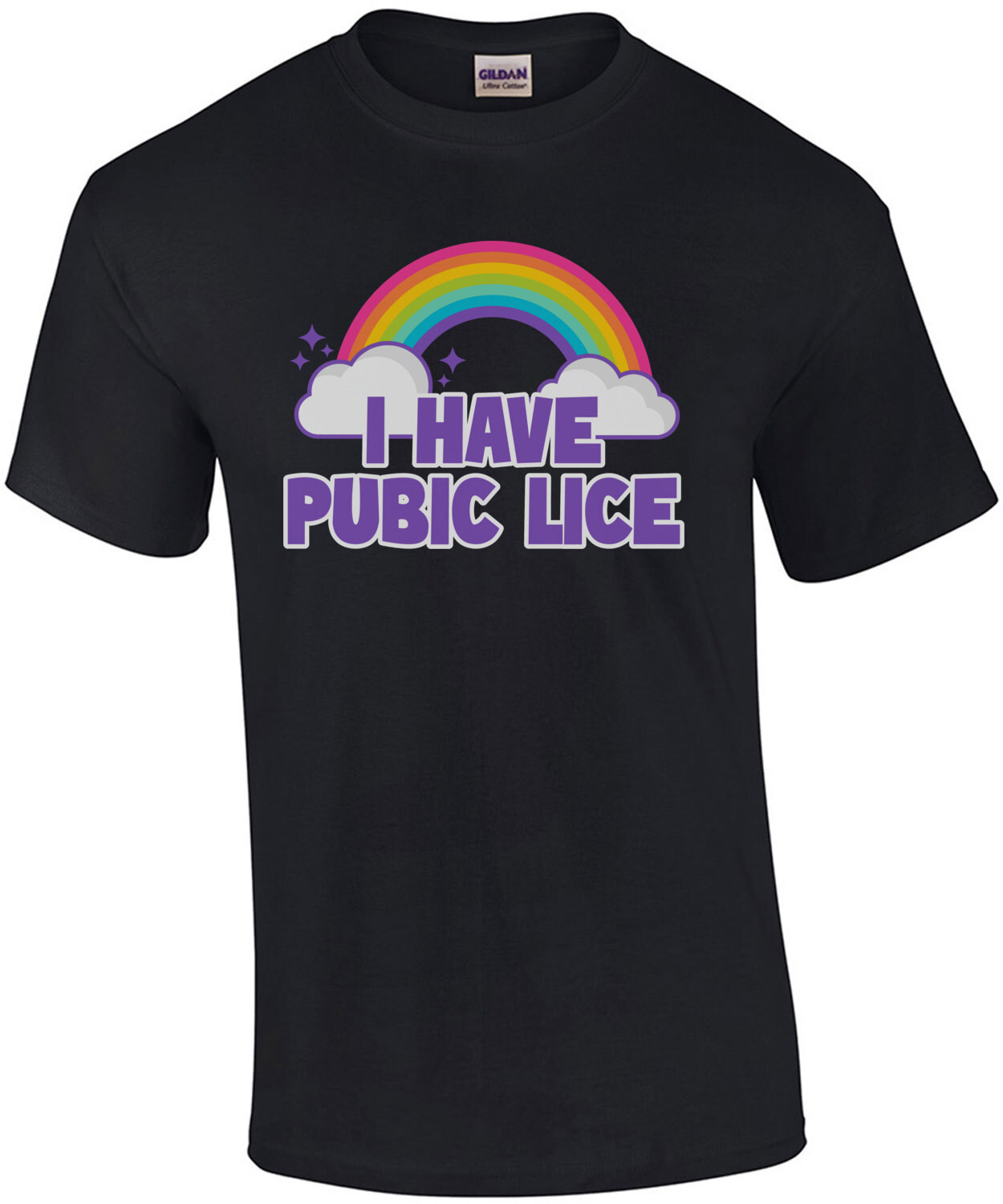 I have pubic lice - funny offensive sexual t-shirt