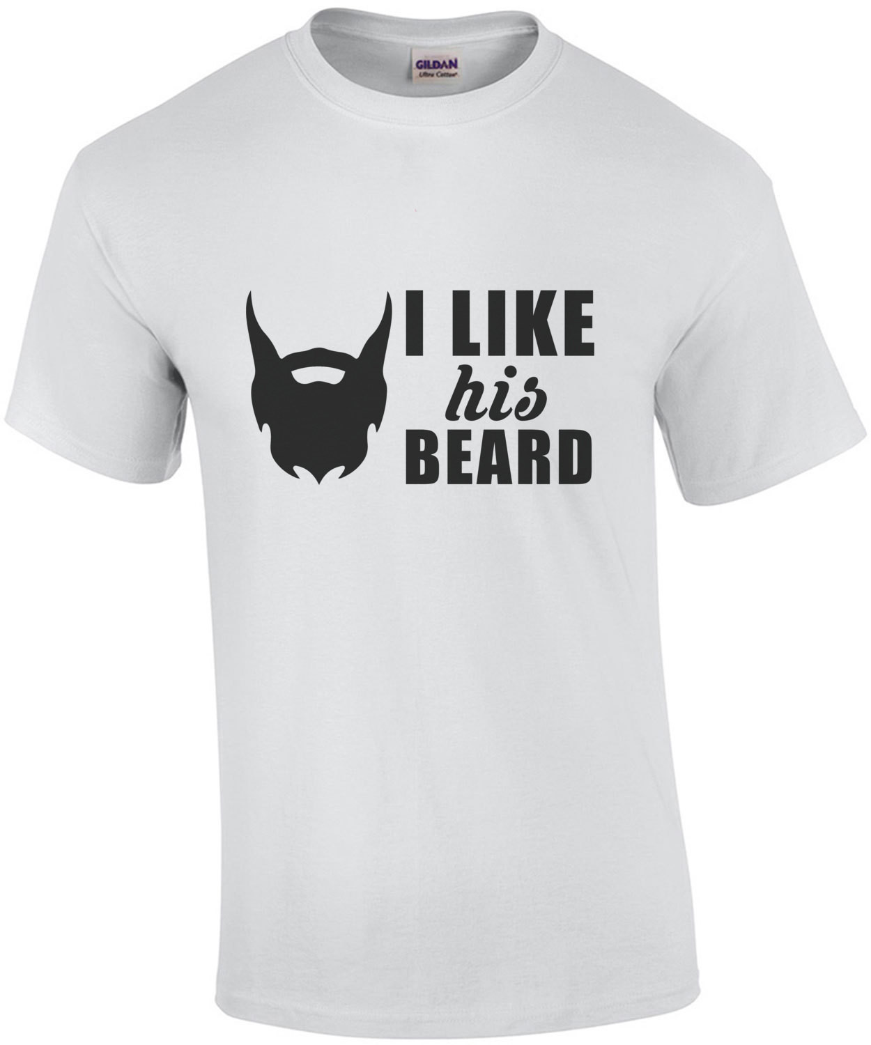 I like his beard - couple's t-shirt