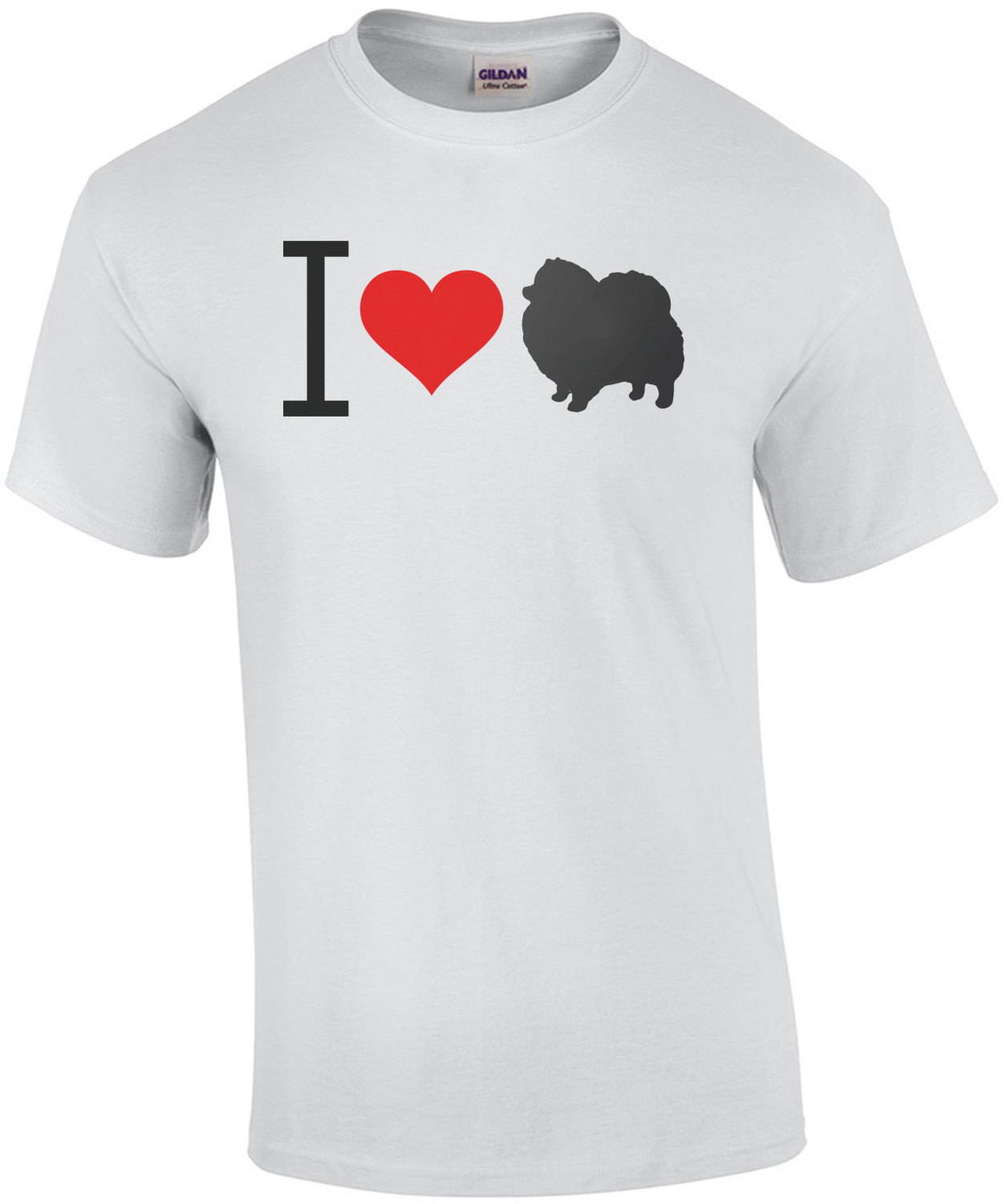 I love Pomeranian - Pomeranian T-Shirt