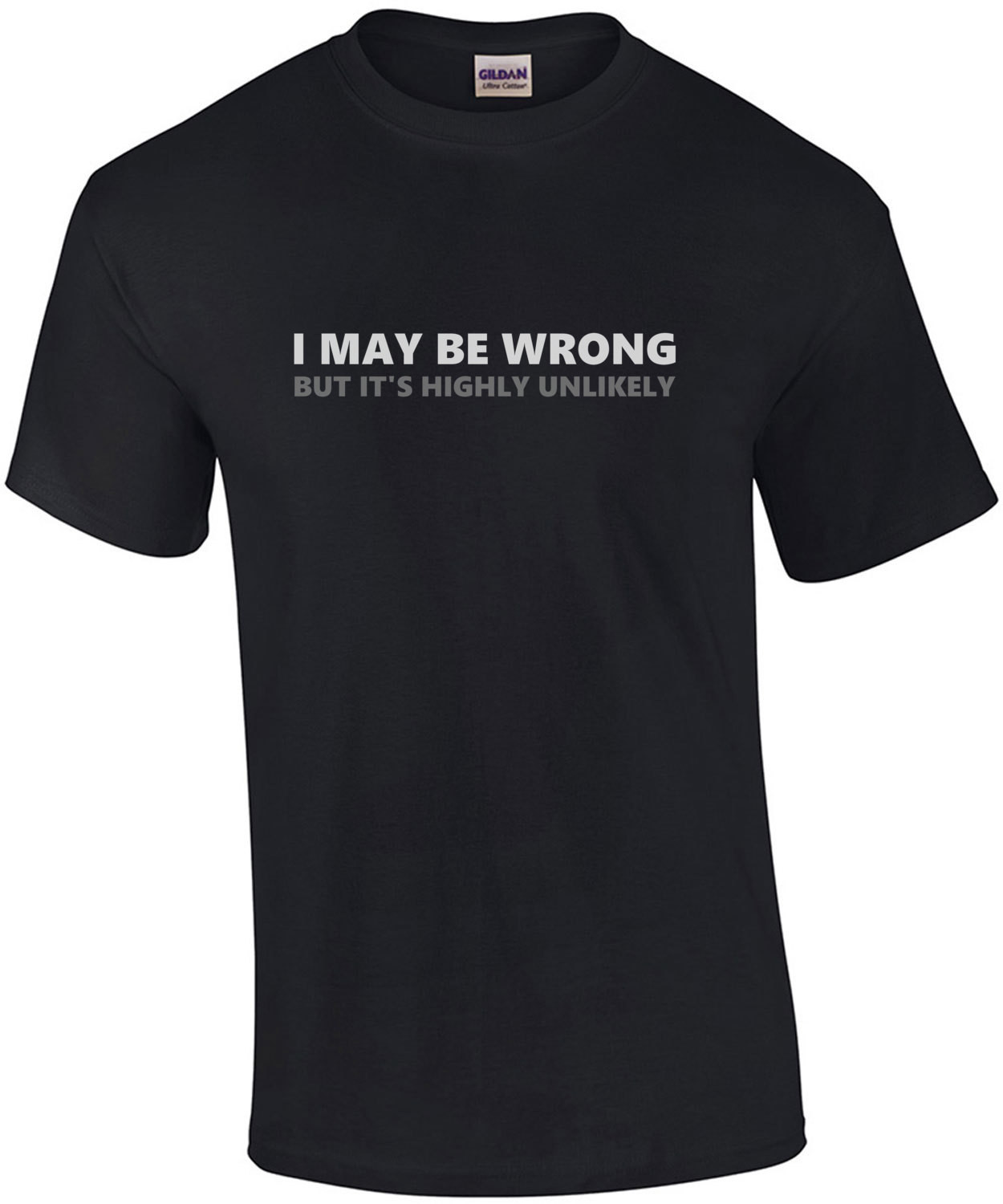 I may be wrong but it's highly unlikely - funny sarcastic t-shirt
