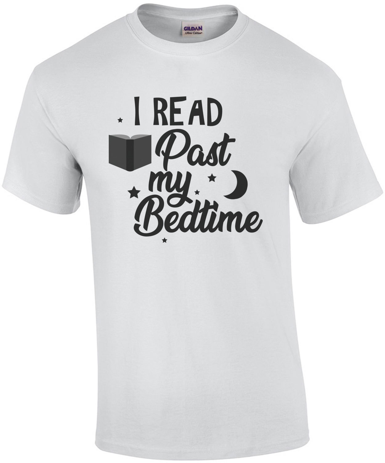 I read past my bedtime - funny book t-shirt