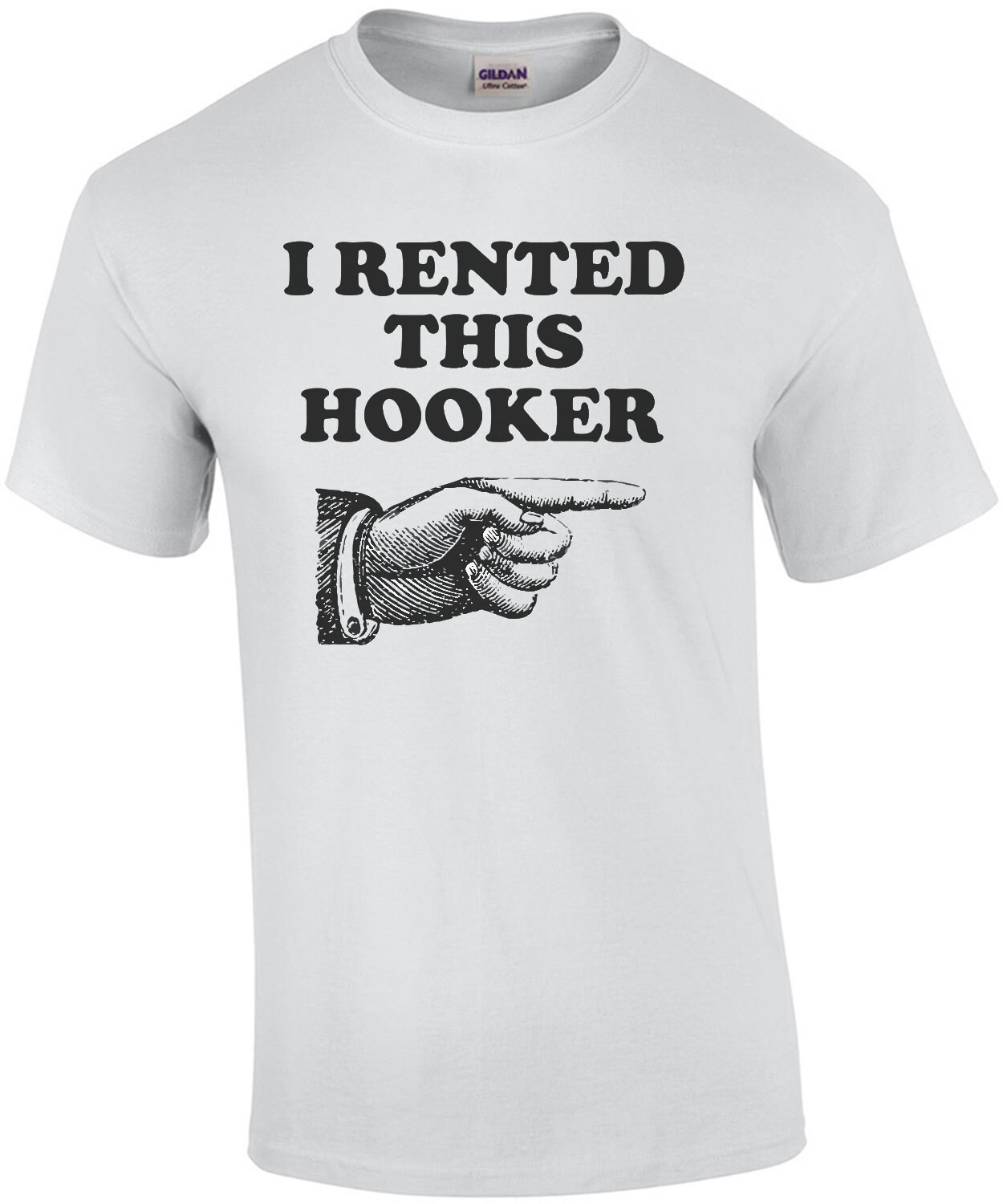 I rented this hooker - funny couple's t-shirt