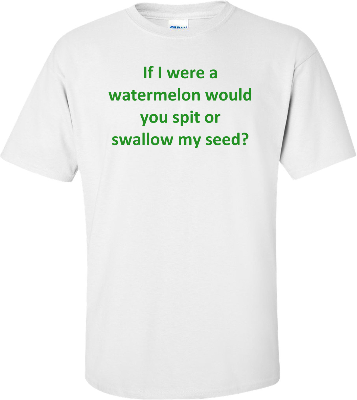 If I were a watermelon would you spit or swallow my seed? Shirt