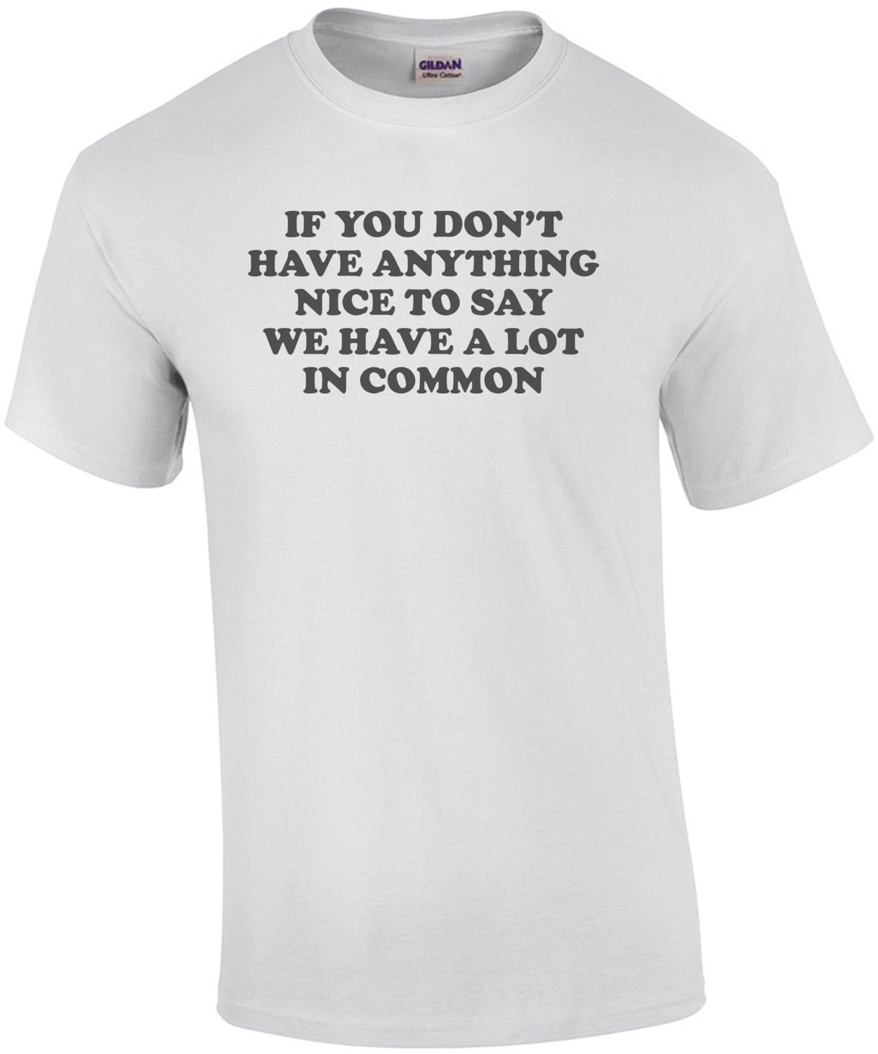 If You Don't Have Anything Nice To Say Then We Have A Lot In Common T-Shirt