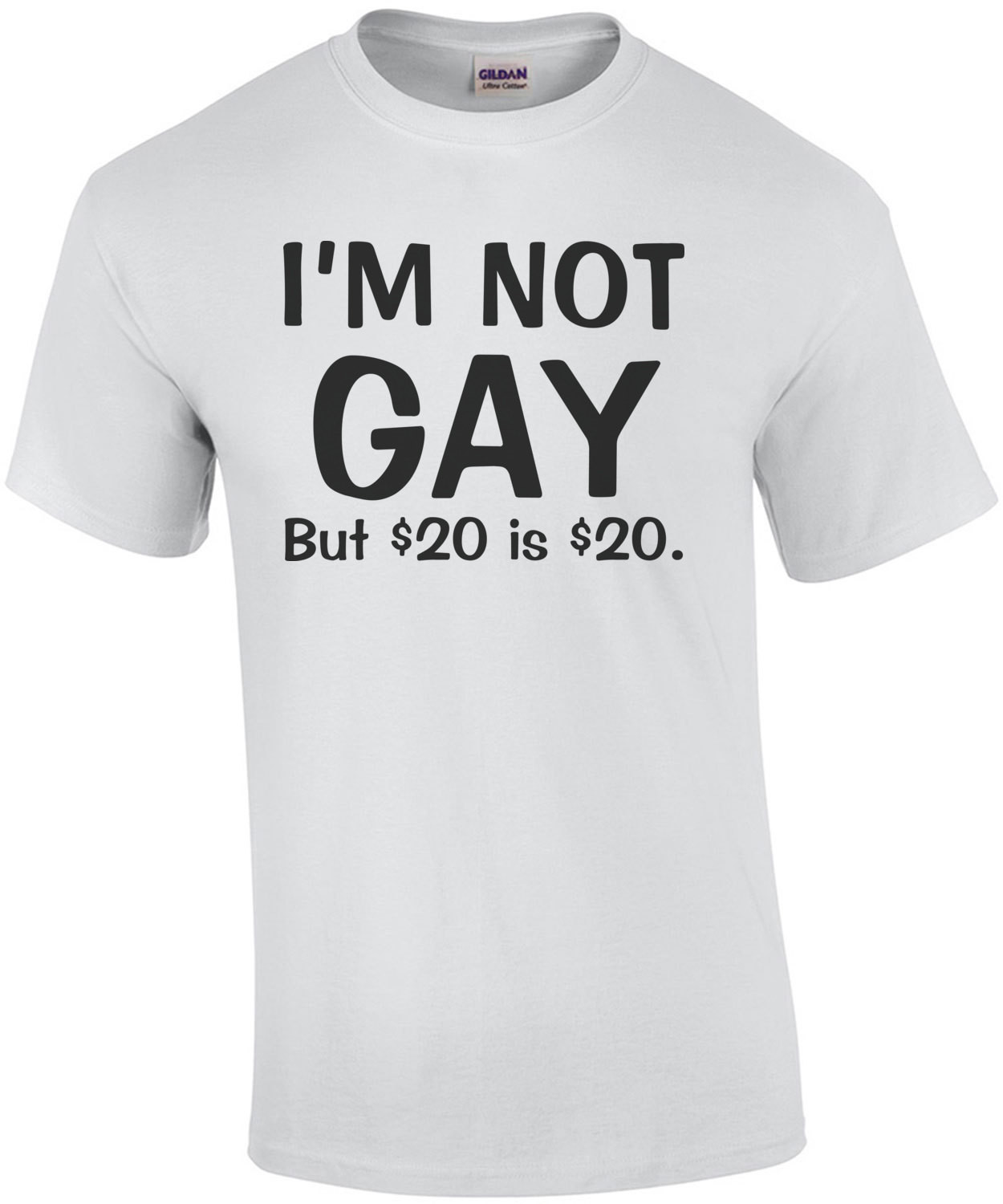 I'm Not Gay But $20 Is $20 Funny Shirt