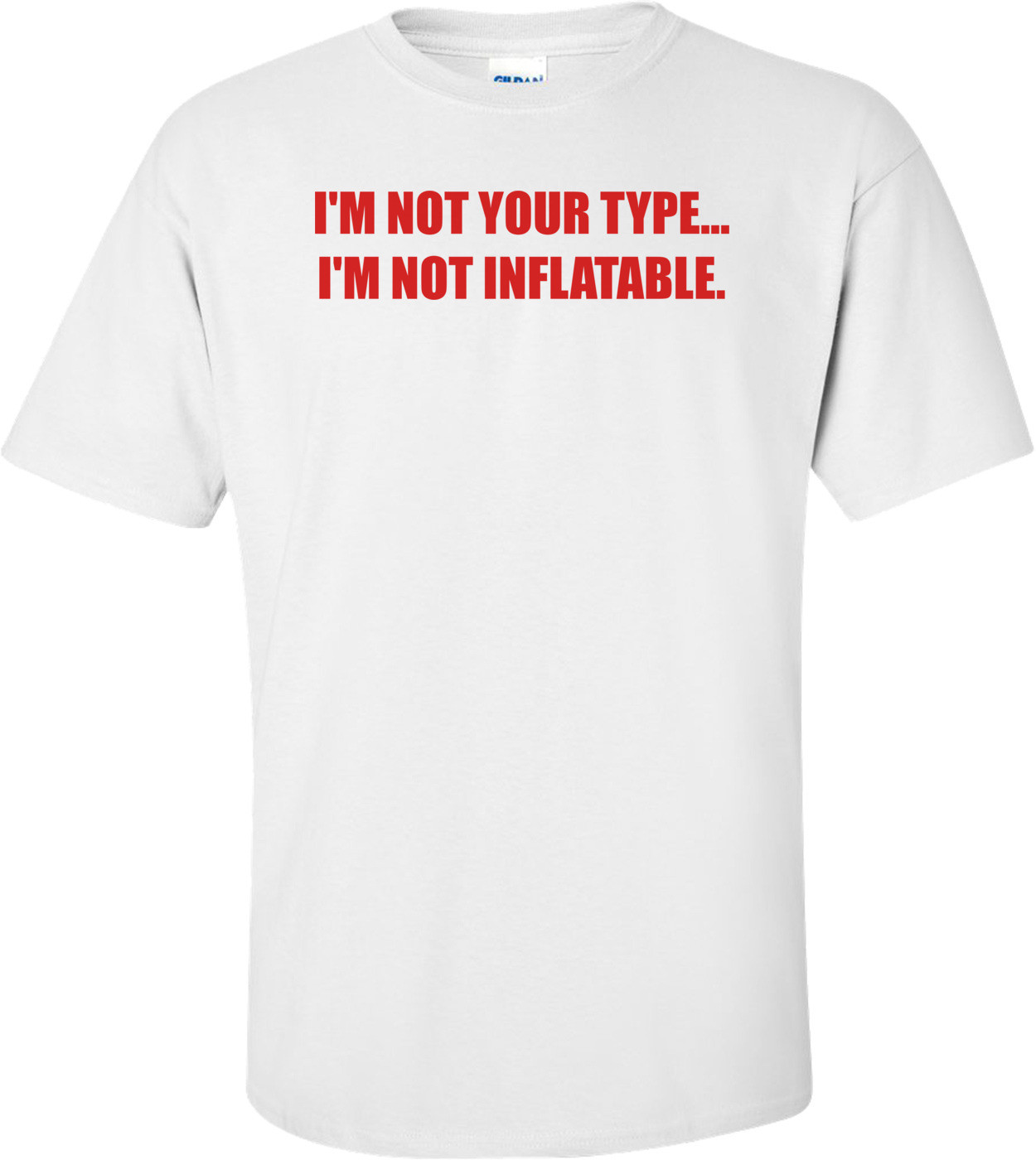 I'M NOT YOUR TYPE... I'M NOT INFLATABLE. Shirt