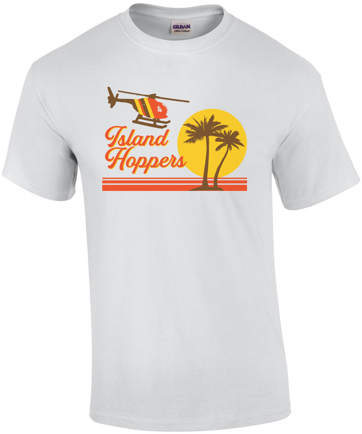 Island Hoppers - Magnum PI 80's T-Shirt