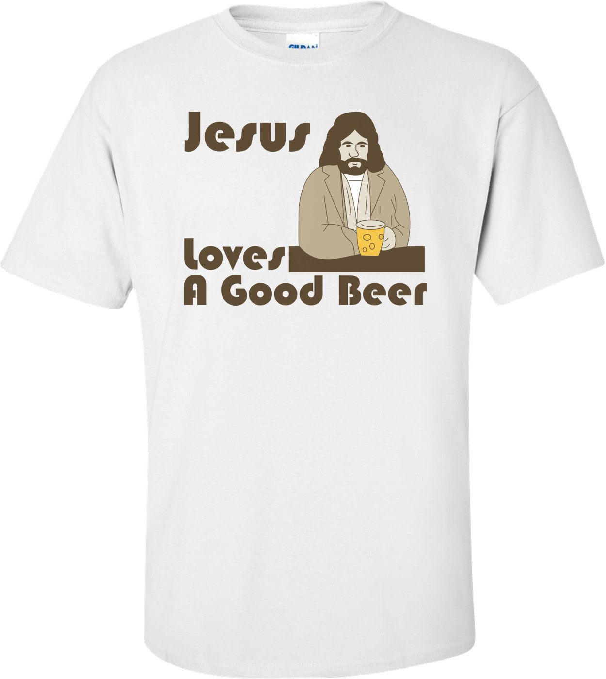Jesus Loves A Good Beer T-shirt