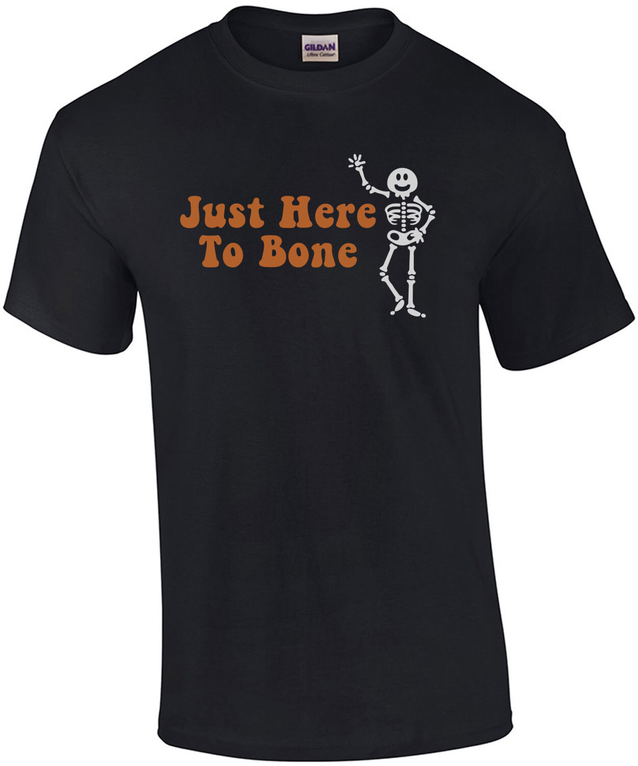 Just here to bone - halloween t-shirt