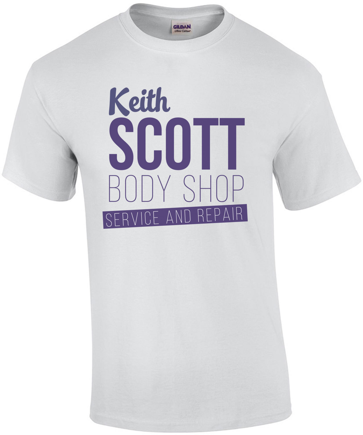 Keith Scott Body Shop Serivce and Repair - one tree hill t-shirt
