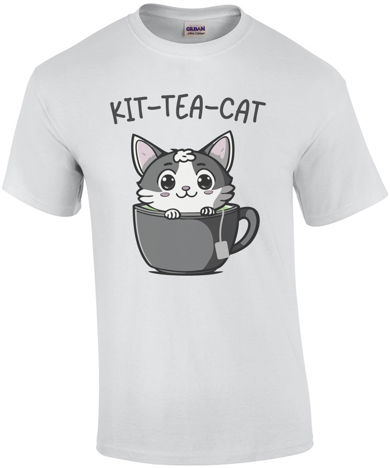 Kit Tea Cat - Funny Tea Cat Pun T-Shirt