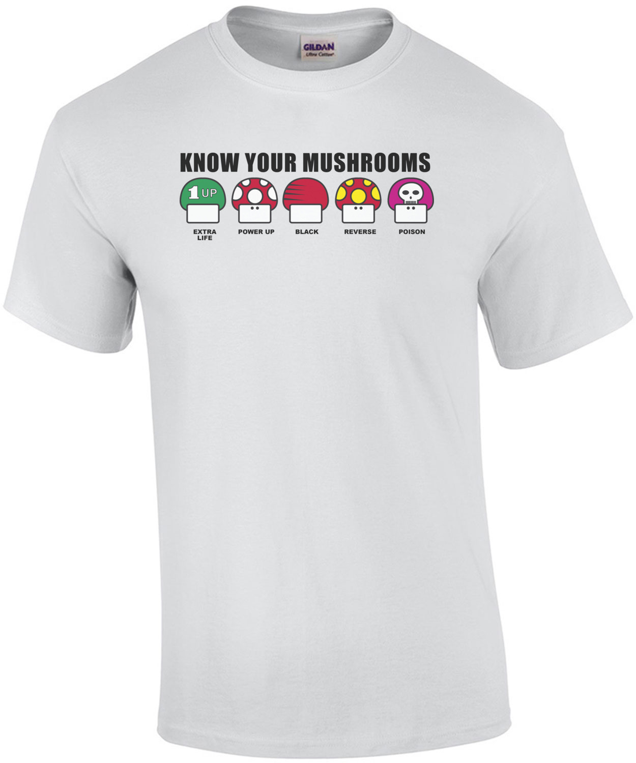 Know Your Mushrooms - Nintendo T-Shirt