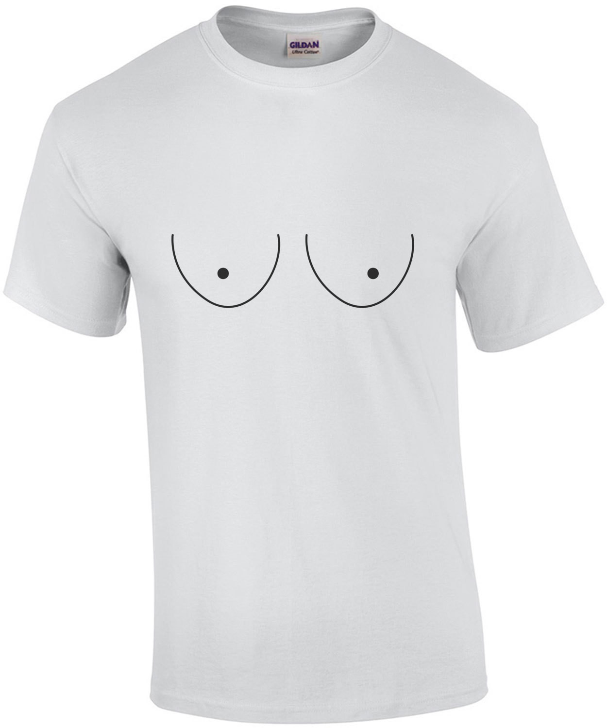 Ladies Breast T-Shirt - Funny T-Shirt