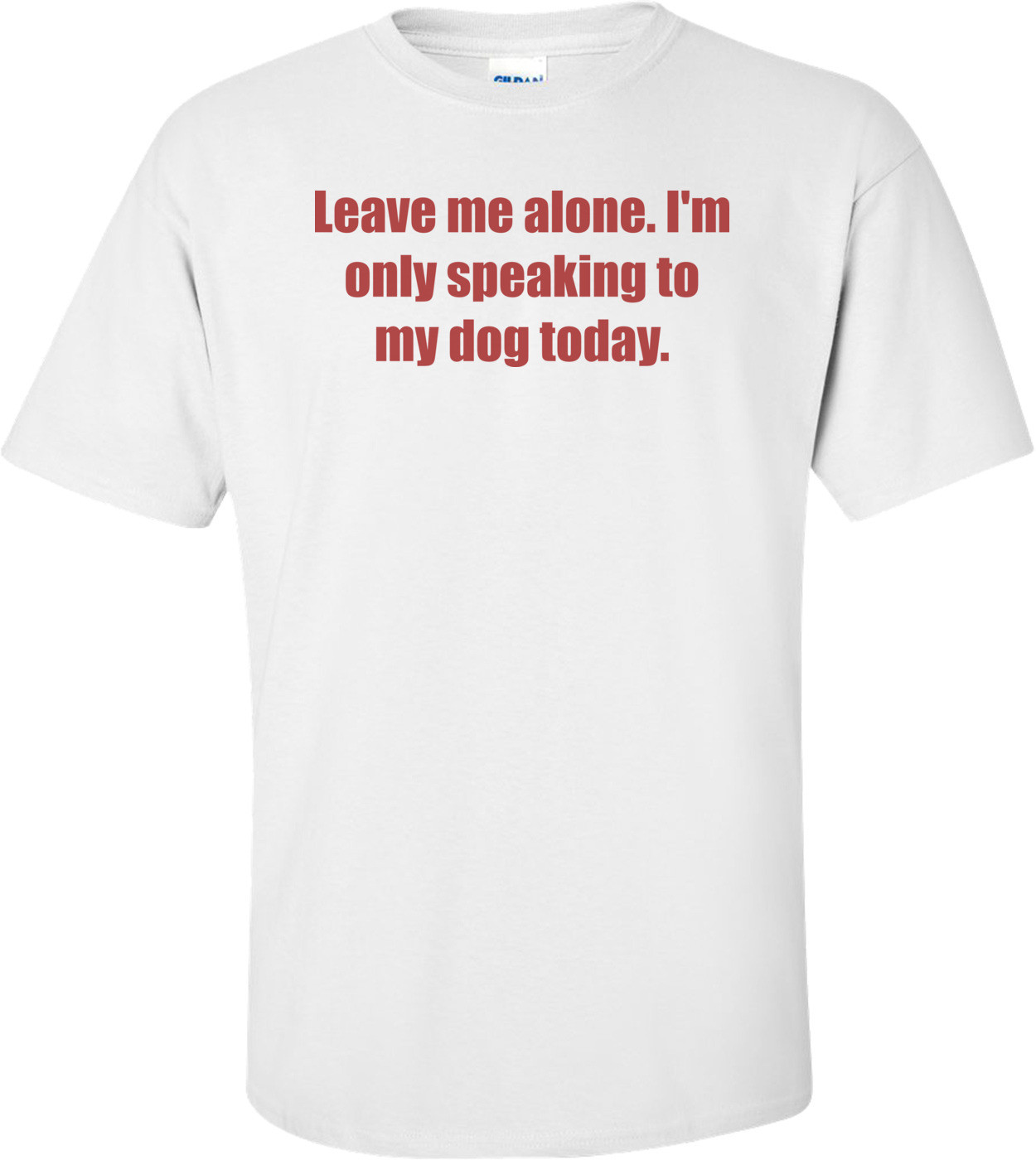 Leave Me Alone. I'm Only Speaking To My Dog Today. Shirt