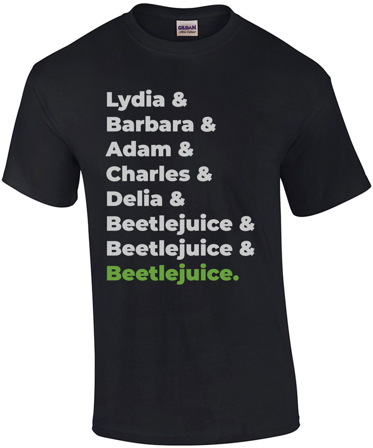 Lydia & Barbara & Adam & Charles & Delia & Beetlejuice - 80's T-Shirt 