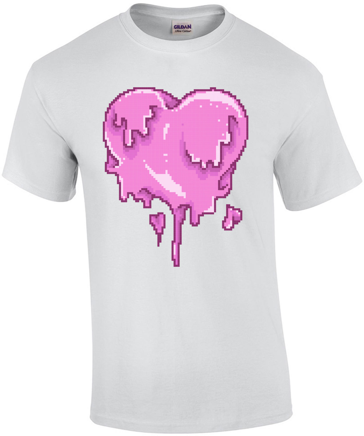 Melting Heart Retro Gaming T-Shirt