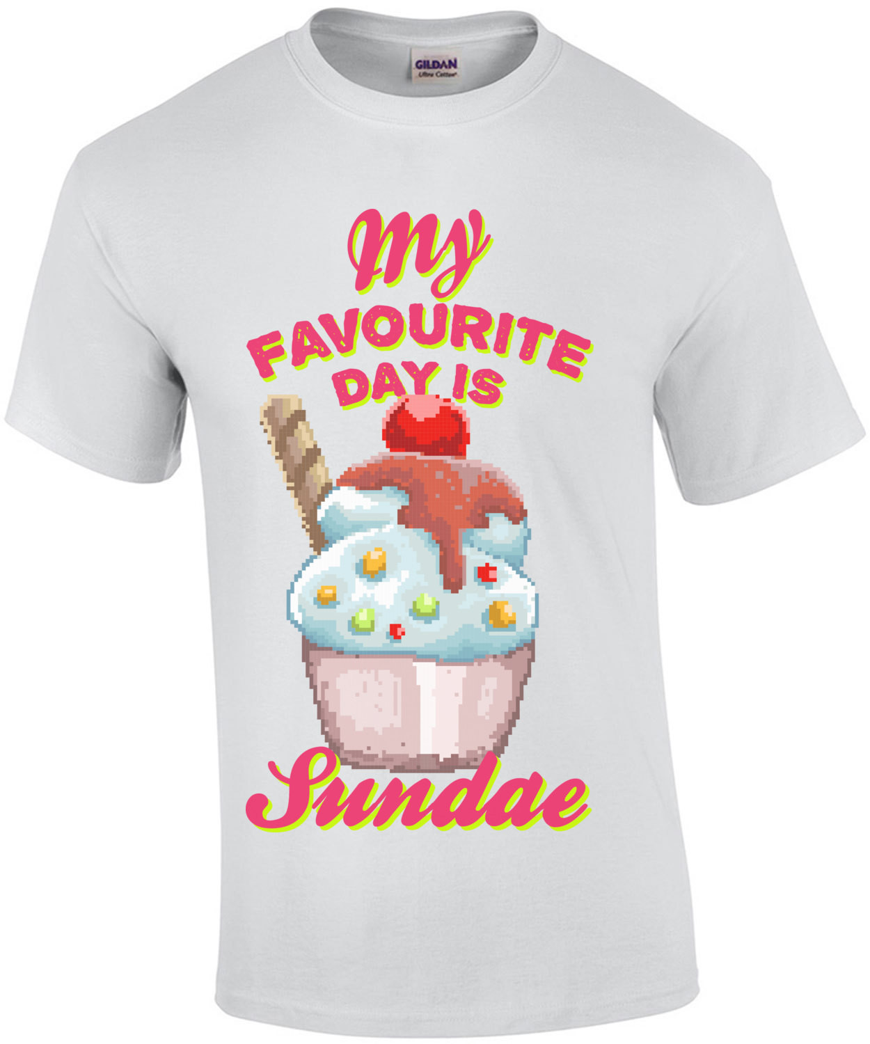My Favorite Day Is Sundae Retro T-Shirt