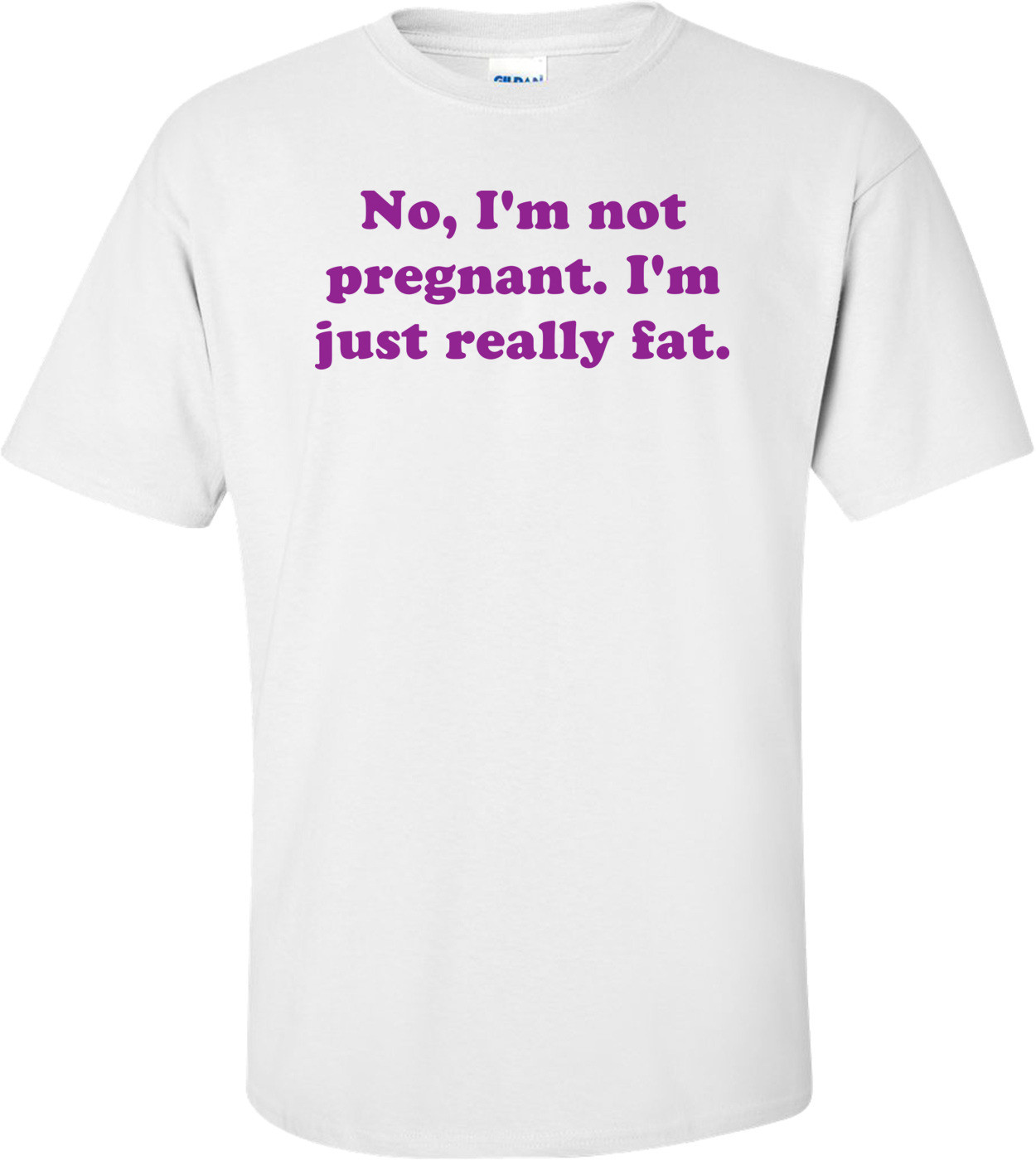 No, I'm Not Pregnant. I'm Just Really Fat. Shirt