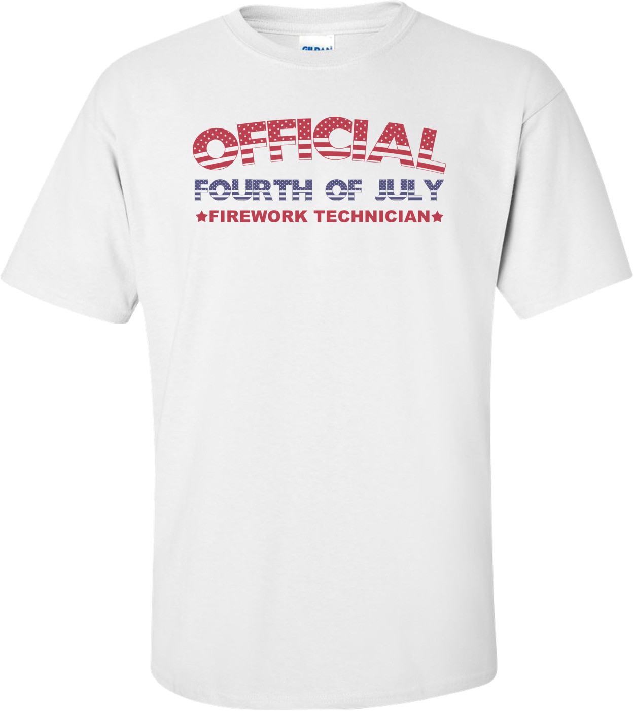 Official 4th Of July Firework Technician - Fourth Of July T-shirt