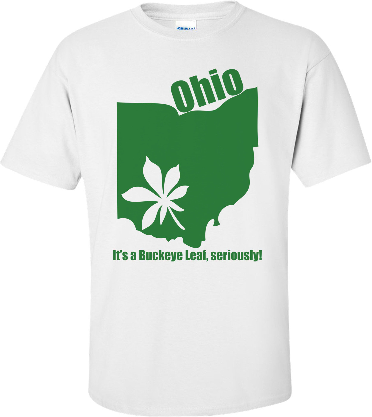 Ohio, It's A Buckeye Leaf Marijuana T-shirt