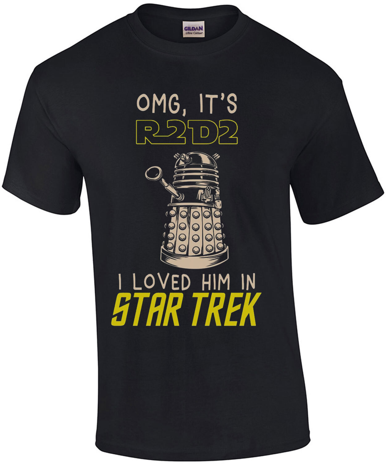 OMG, it's R2D2 I loved him in Star Trek - Funny Star Wars T-Shirt