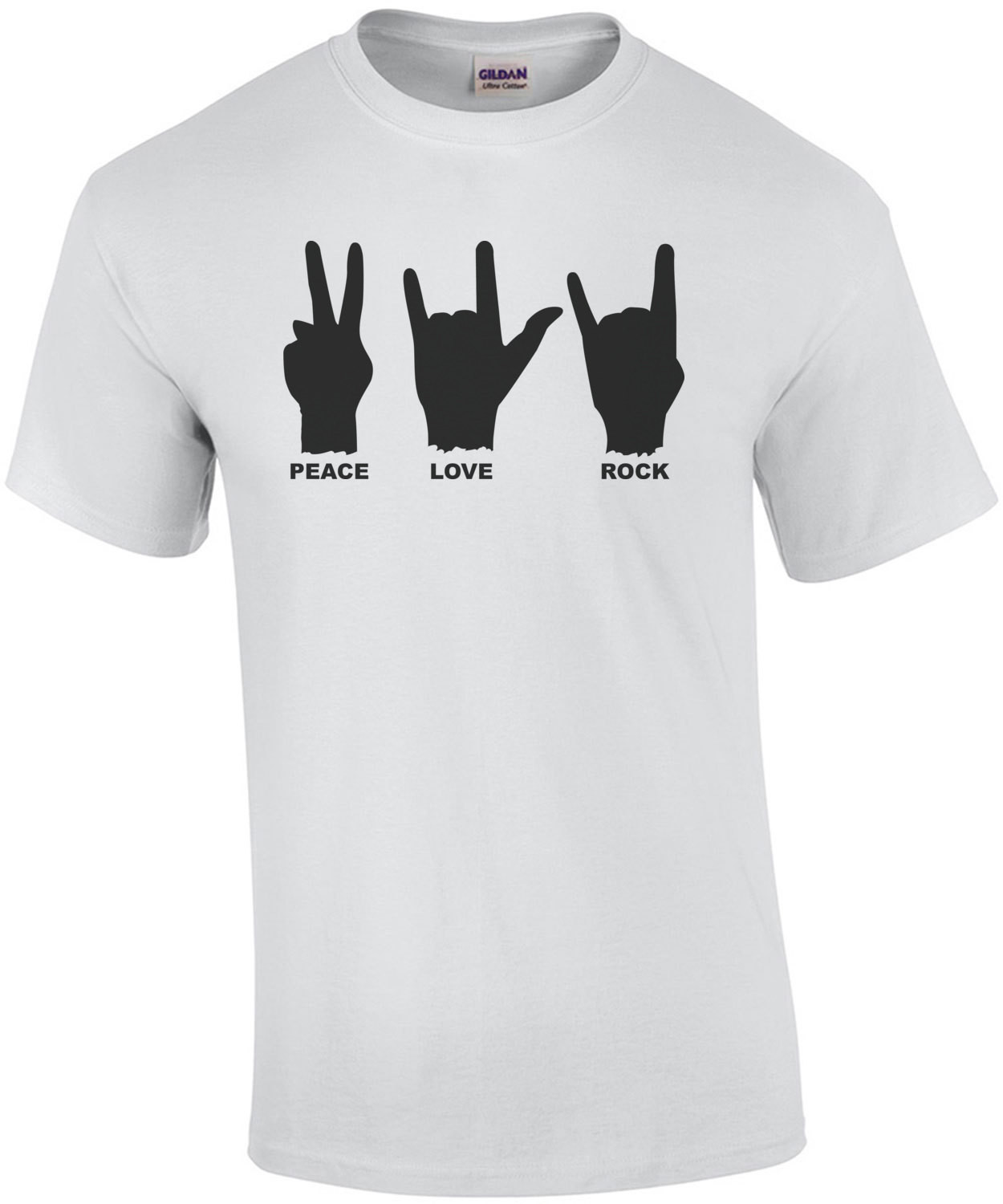 Peace - Love - Rock T-Shirt