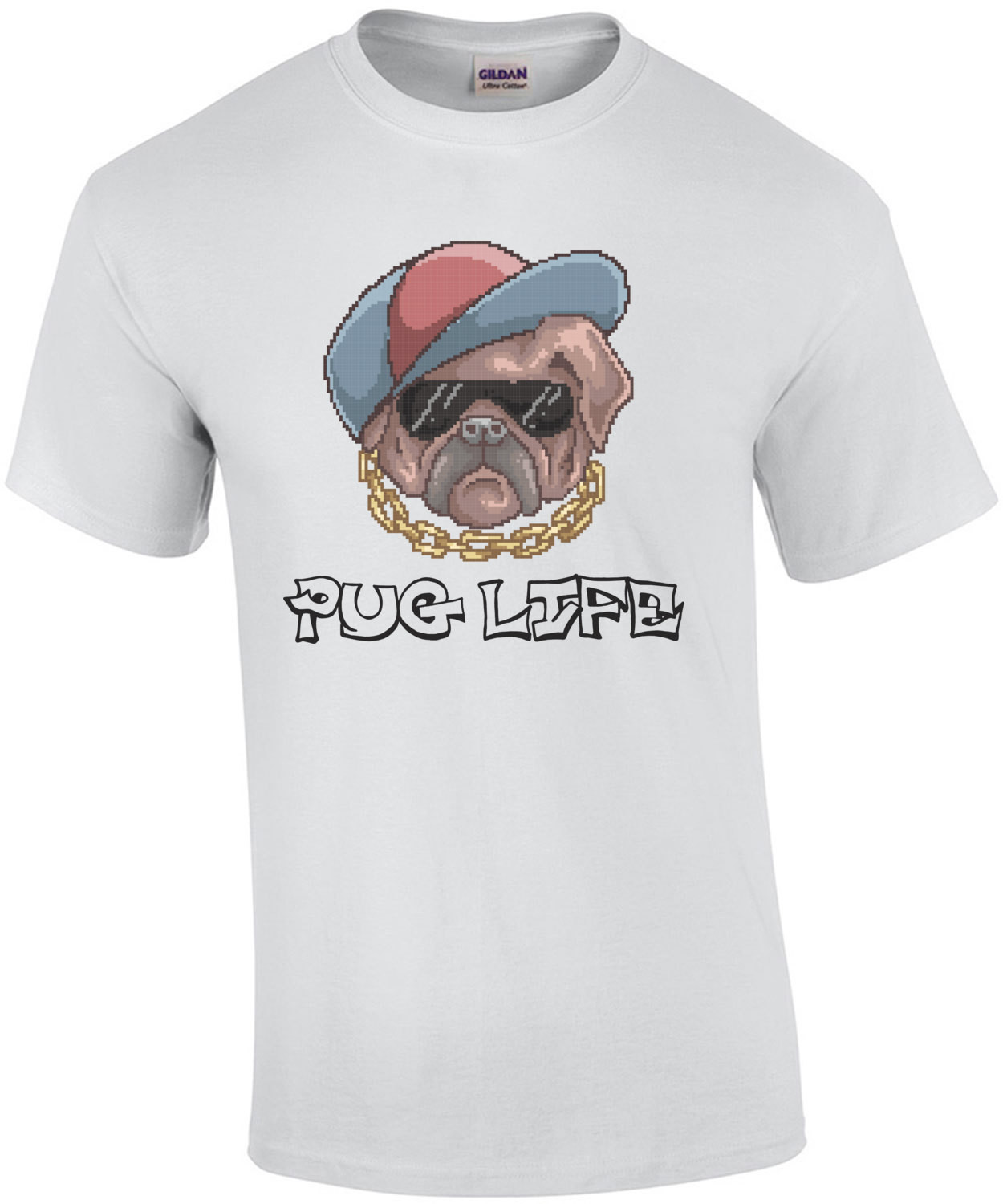 Pug Life Retro Gangster T-Shirt