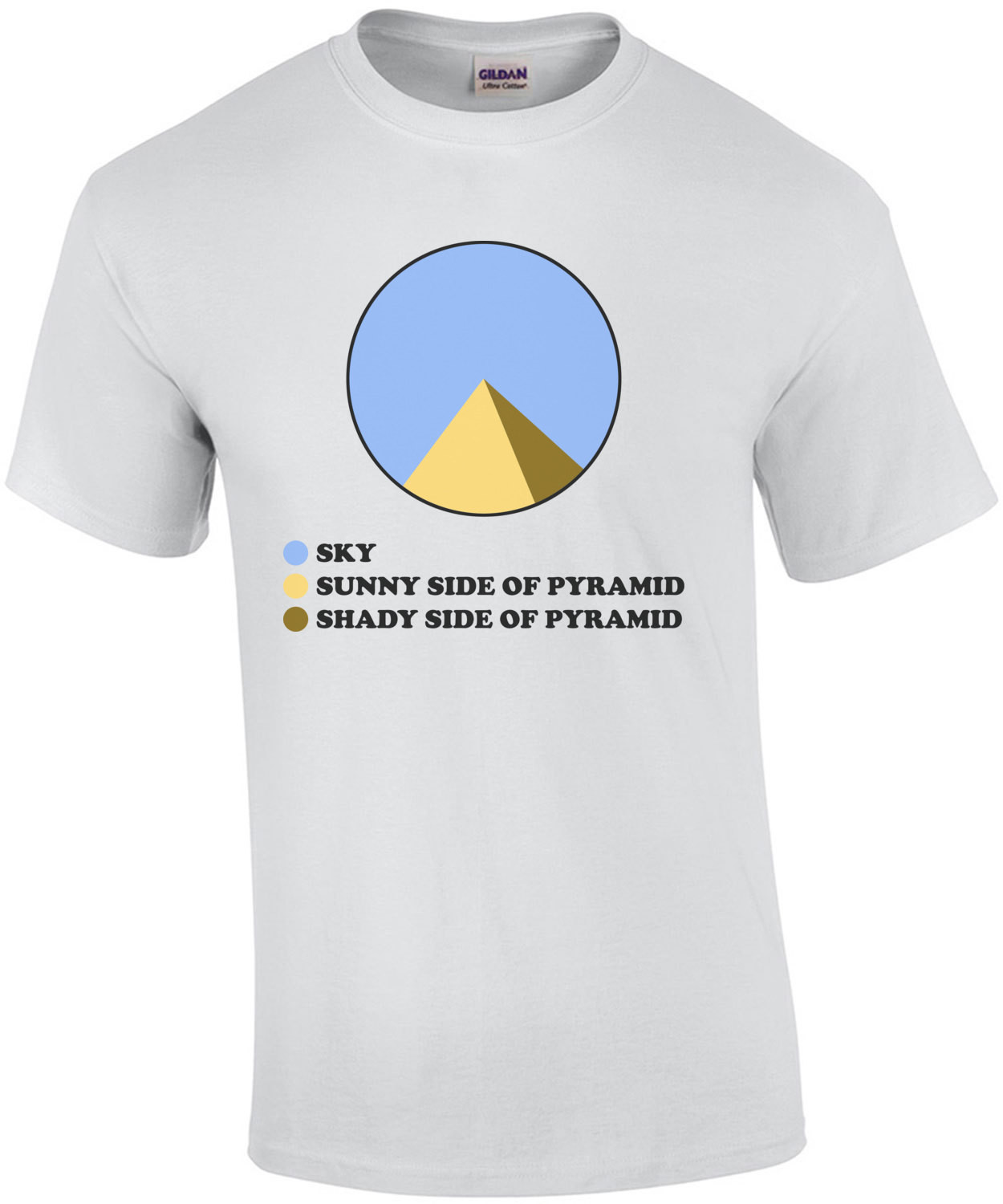 Pyramid Pie Chart Shirt
