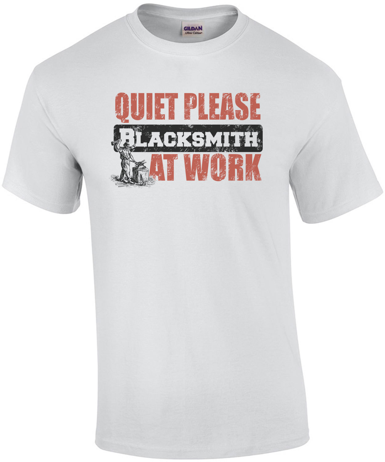 Quiet Please Blacksmith At Work T-Shirt