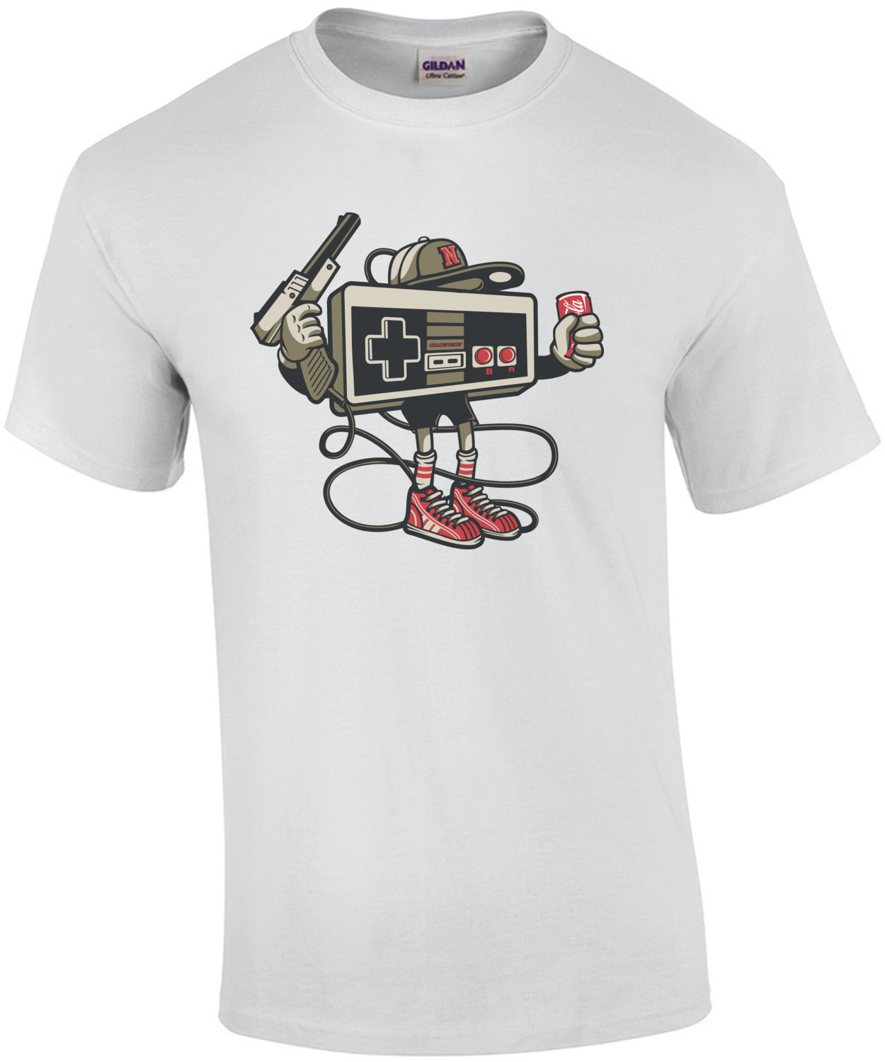 Retro Gaming Gangster Nintendo T-Shirt