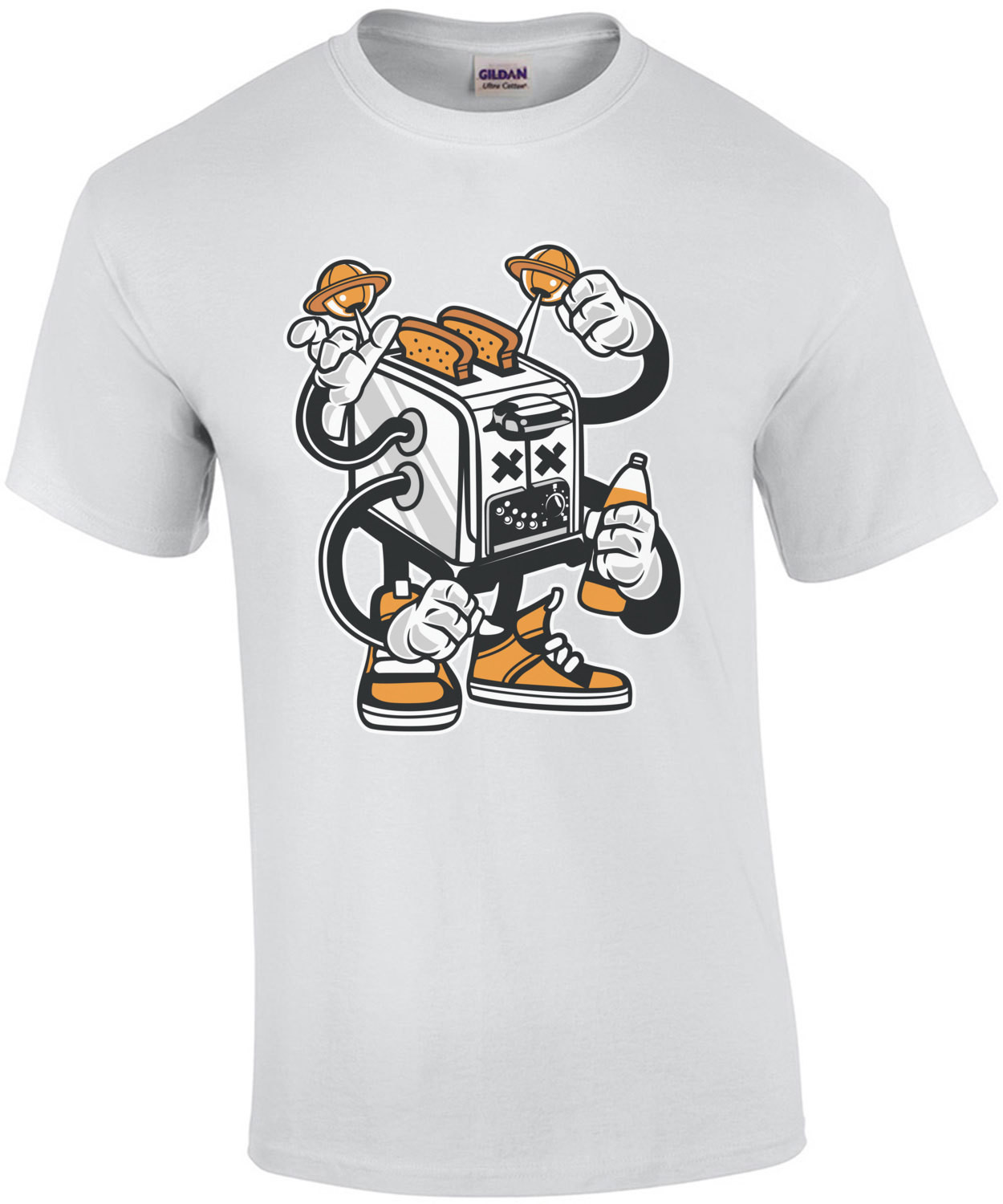 Retro Gangsta Toaster T-Shirt