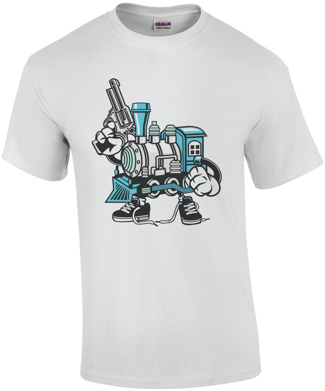 Retro Gangsta Train T-Shirt