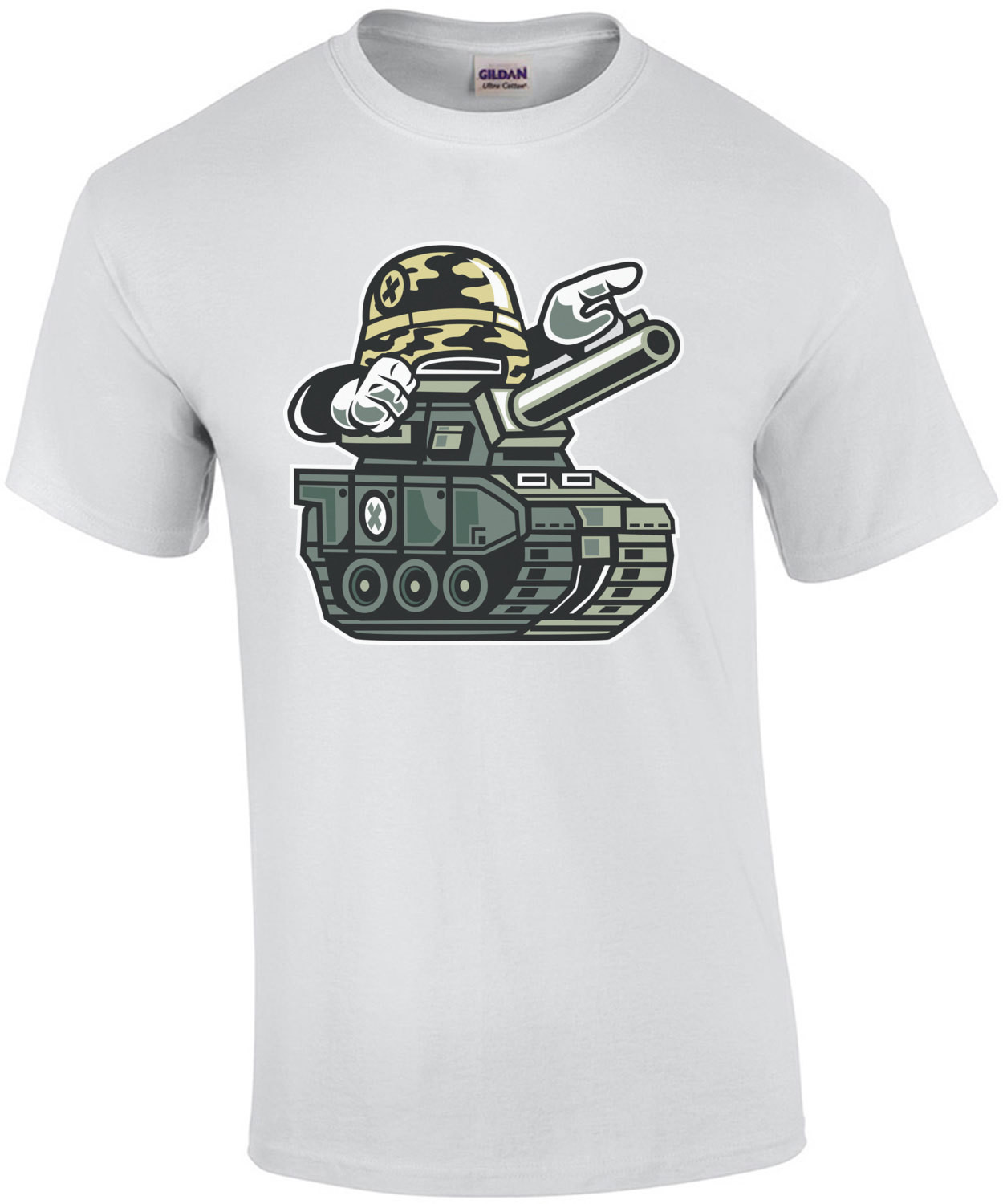 Retro Military Tank T-Shirt