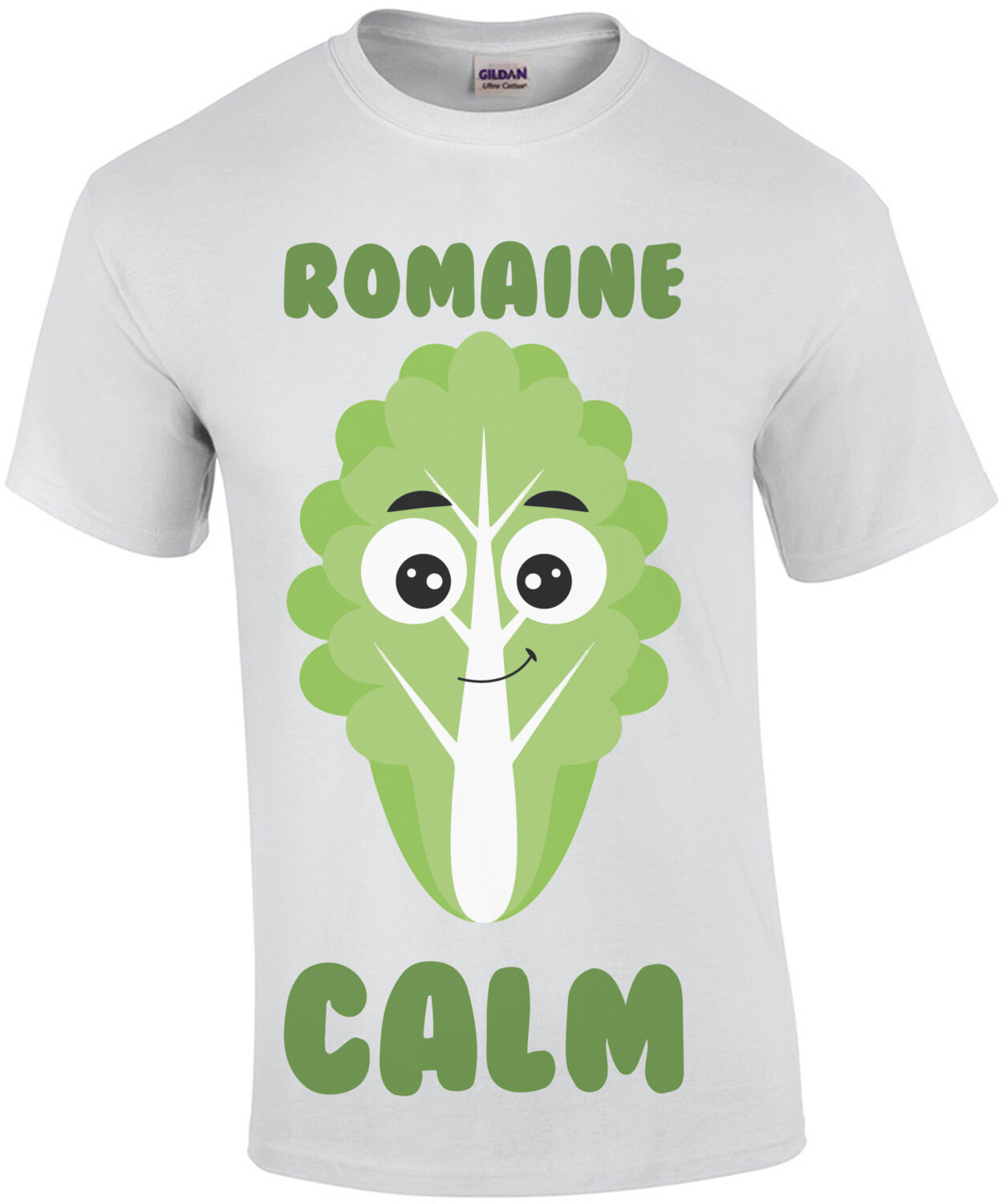 Romaine Calm - Funny food pun t-shirt