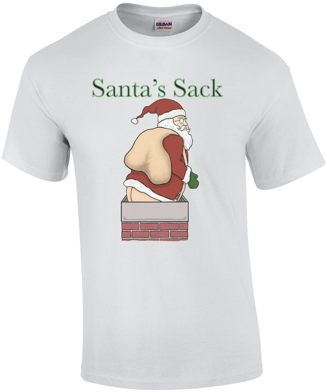 Santa's Sack - Funny Offensive Christmas T-Shirt