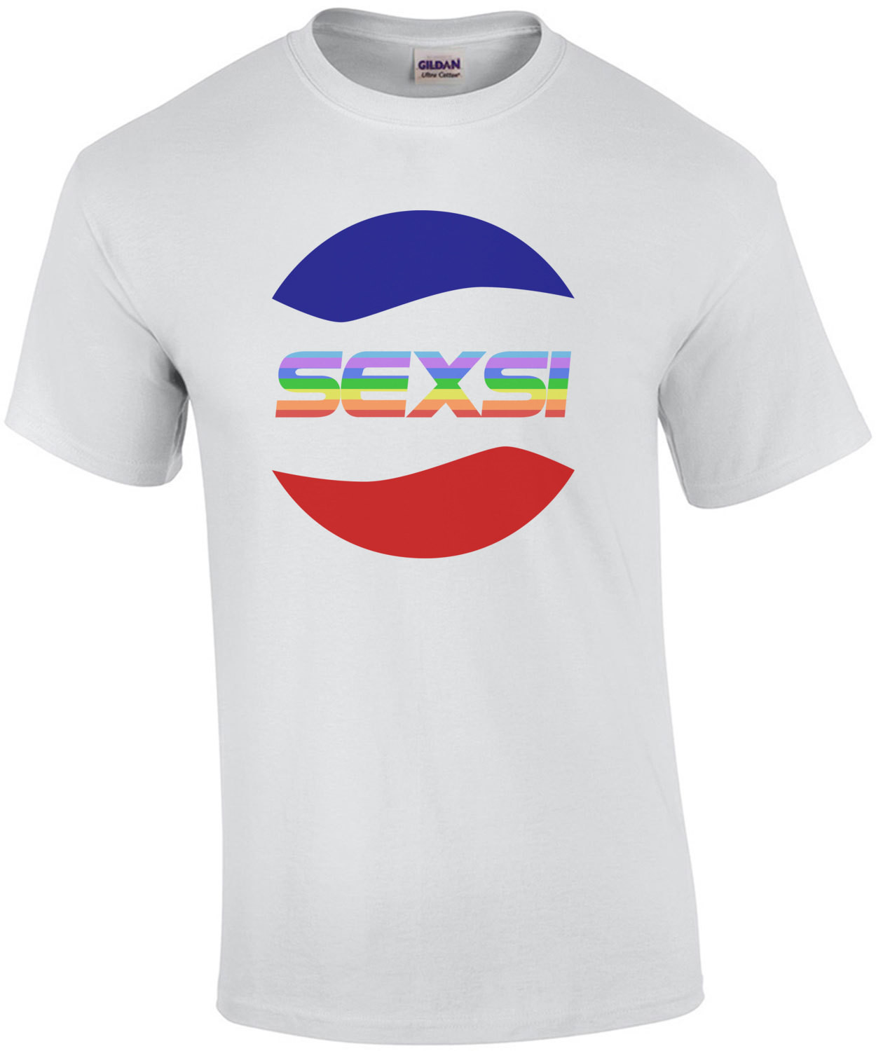 Sexsi Rainbow - Pepsi Parody - Gay Pride - Lesbian T-Shirt