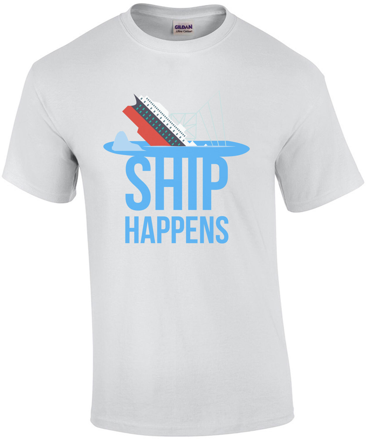 Ship Happens - Titanic - 90's T-Shirt