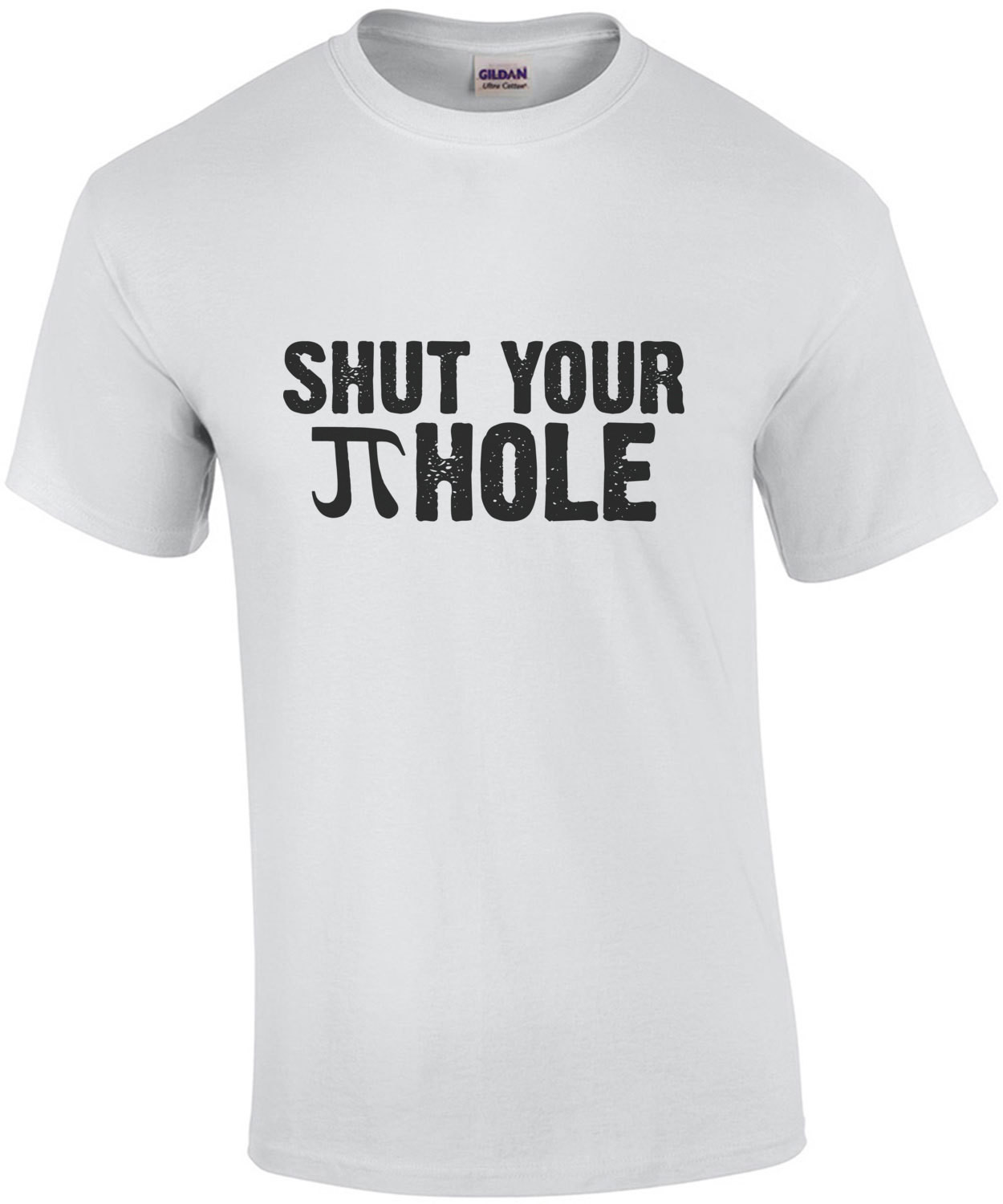 Shut your pi hole - funny pun t-shirt