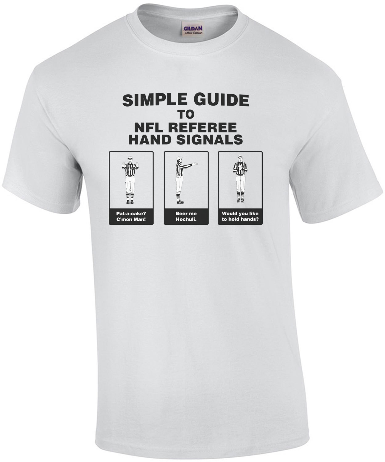 Simple Guide To NFL Hand Signals Shirt