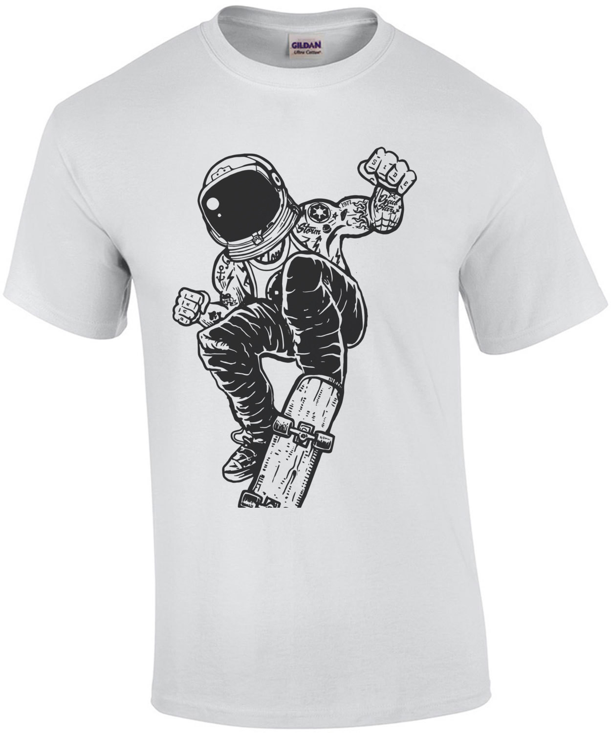 Skateboarding Astronaut T-Shirt