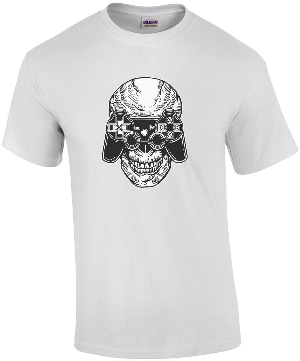 Skeleton Playstation Controller Gothic T-Shirt