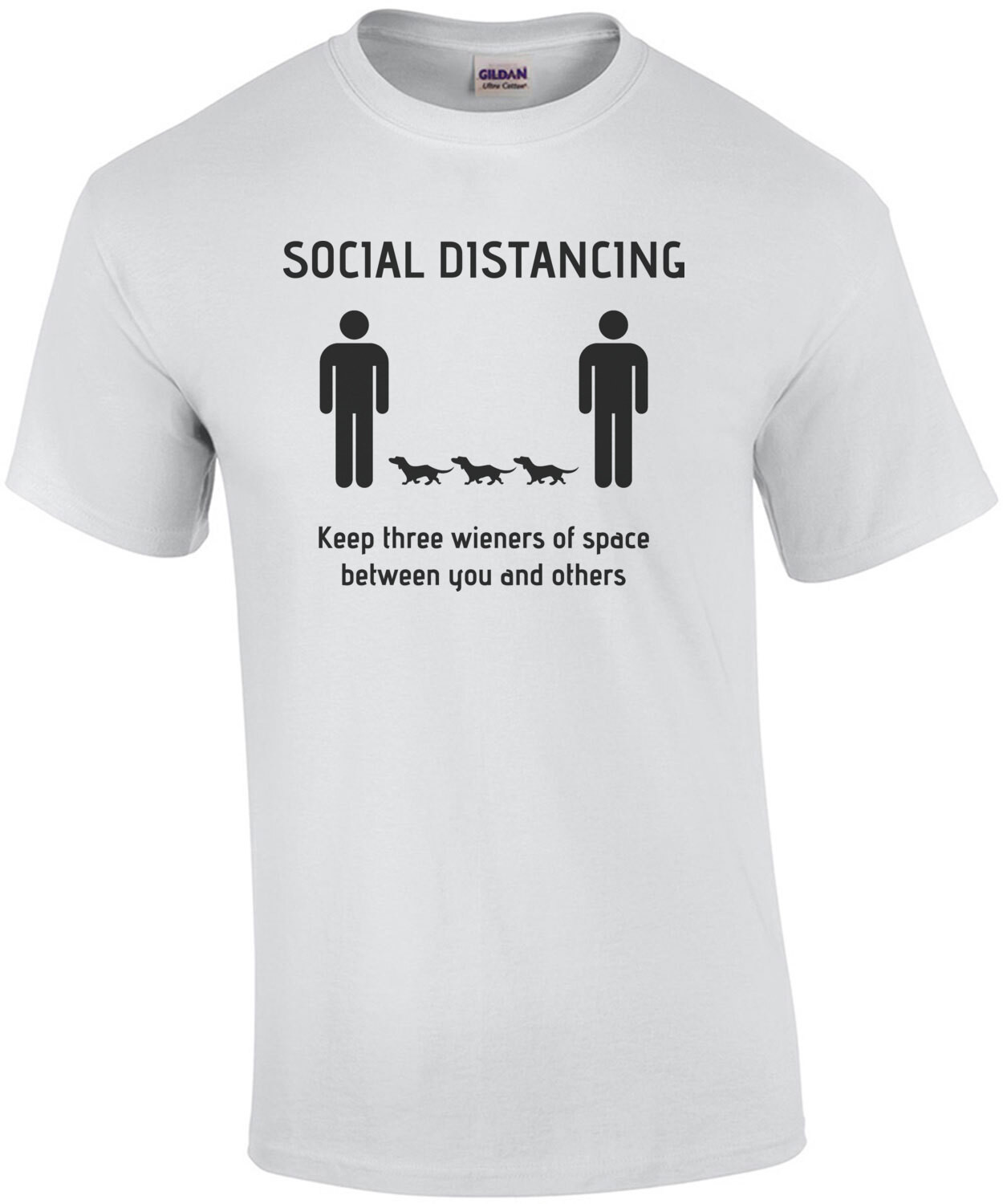 Social Distancing Wieners Funny Coronavirus Shirt