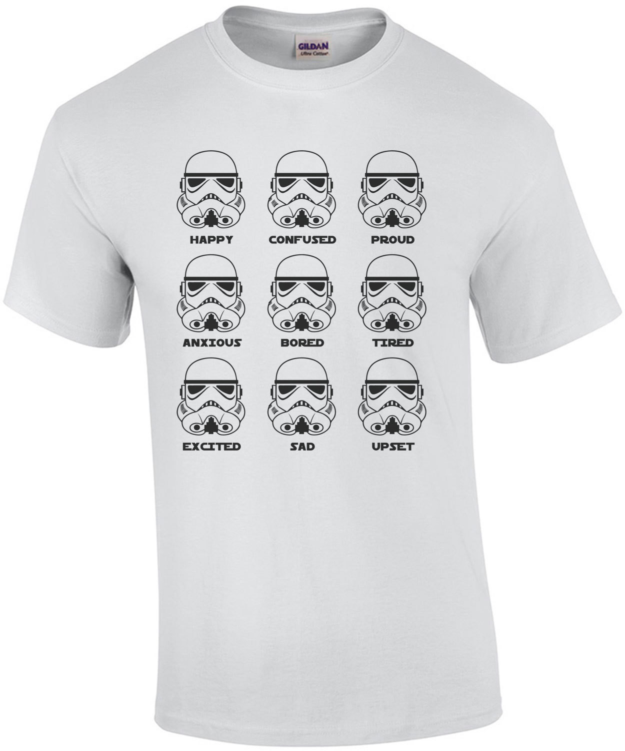Stormtrooper Emotions - Funny Star Wars T-Shirt