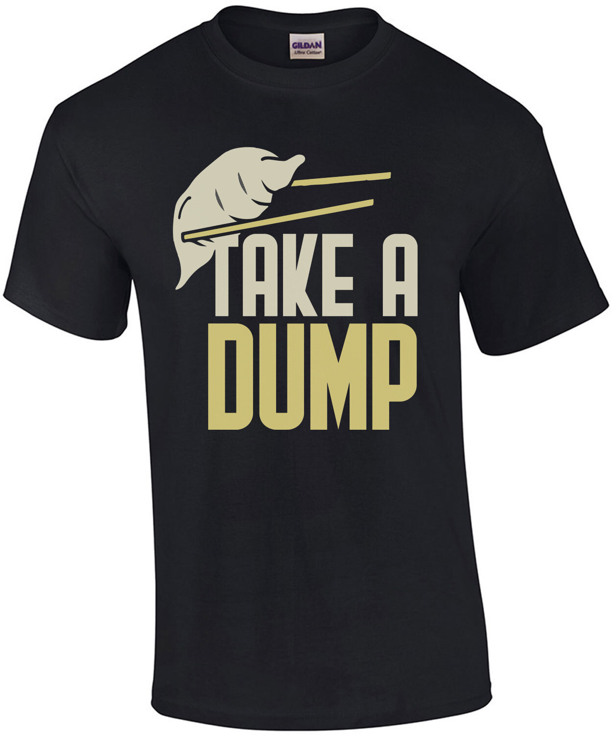 Take a dump - funny dumpling food t-shirt