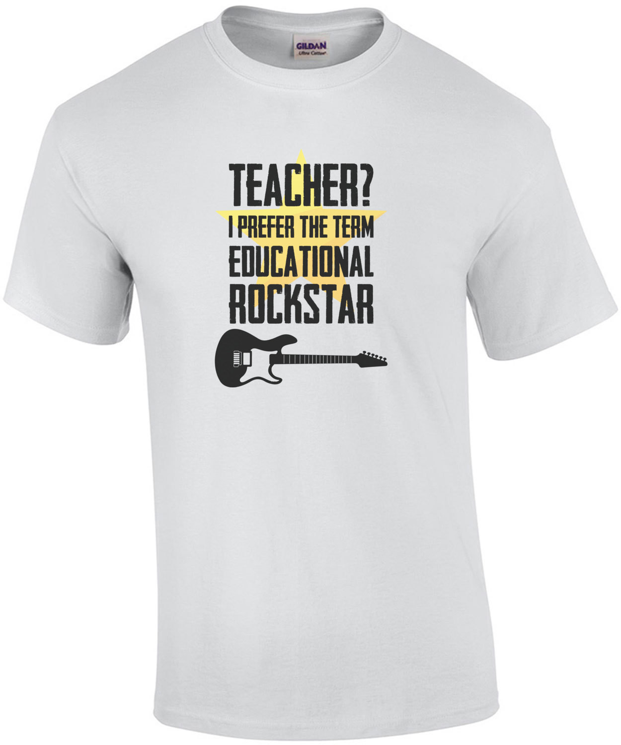 TEACHER? I prefer the term educational rockstar - teacher t-shirt