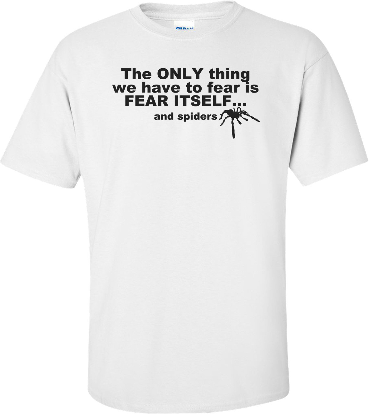 The Only Thing We Have To Fear Is Fear Itself And Spiders Shirt