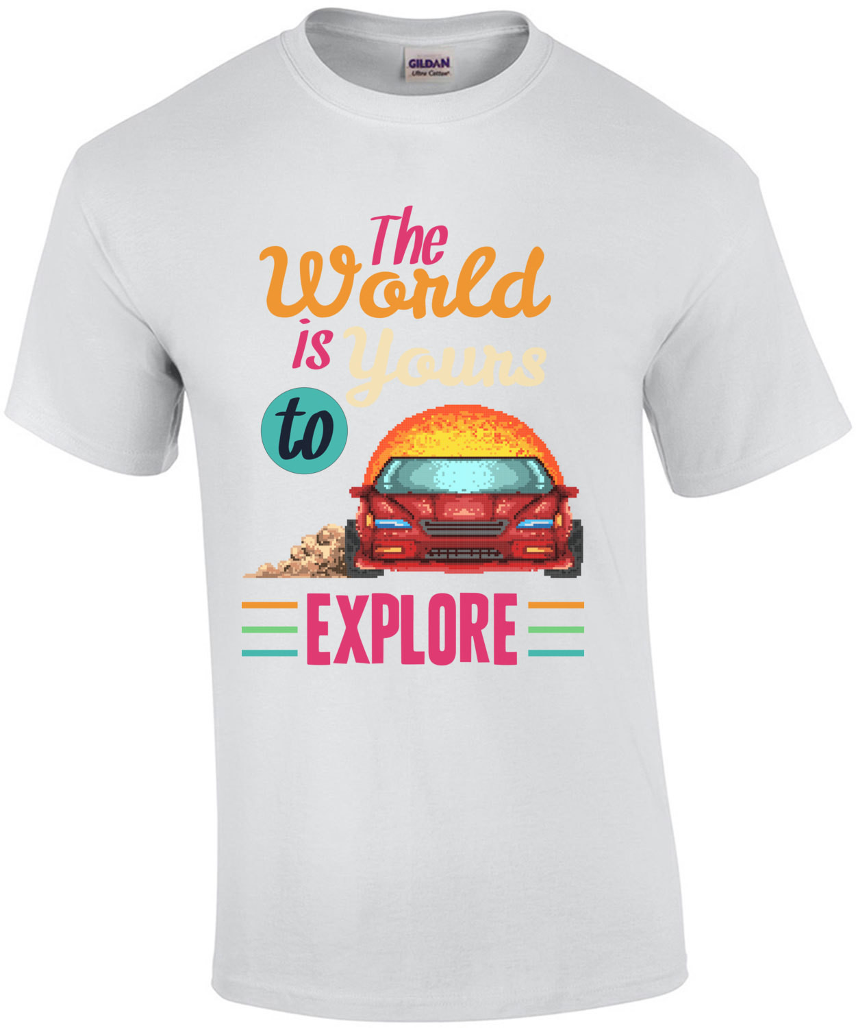 The World Is Yours To Explore Retro T-Shirt