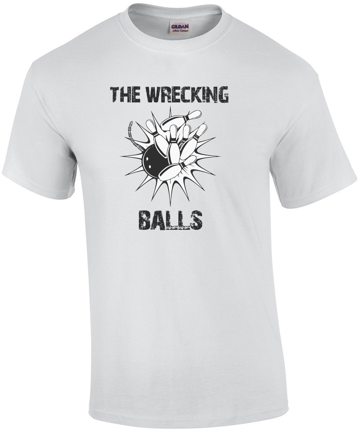 The Wrecking Balls - Funny Bowling League T-Shirt
